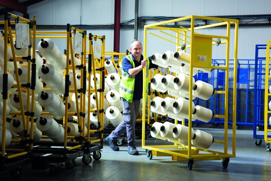 Yarn storeperson