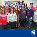 The CHAT team in festive spirits