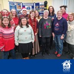 The CHAT team in festive spirits